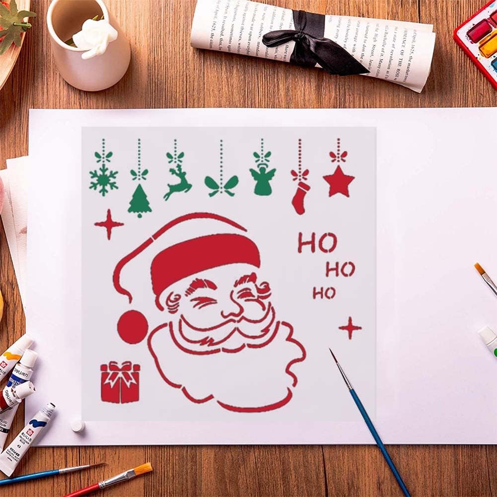 10 Sheets 10 mil Mylar Sheet, 12 x 12 inch Milky Translucent Plastic Blank Stencils, Reusable Stencil Template Material, Make Your Own Stencil