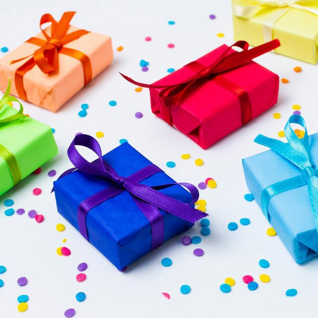 1" Width x 100 Yards Satin Ribbon, Purple Ribbon Perfect for DIY Craft, Bows, Gift Wrapping, Flower Bouquet, Valentine's Day, Christmas and Halloween Party Decoration