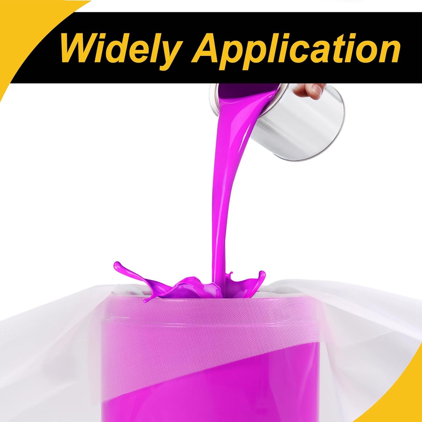 100 Mesh Paint Nylon Mesh Filter Woven Net Sheet Filter Cloth (39"x39")