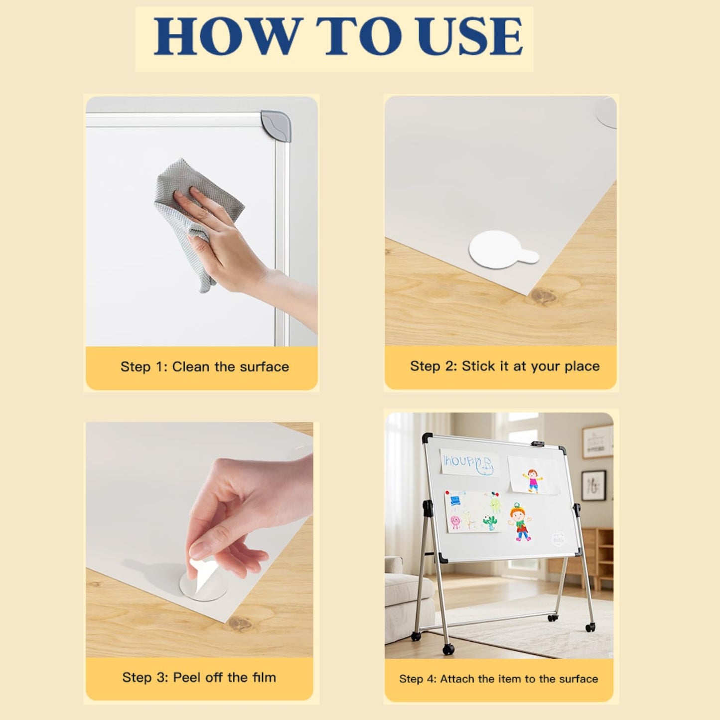 105pcs Double Sided Sticky Dots โEasy to Peel Sticky Dots,Clear Removable Sticky Tack Double Sided Tape Dots for Crafts, Posters, Balloons, and DIY Projects