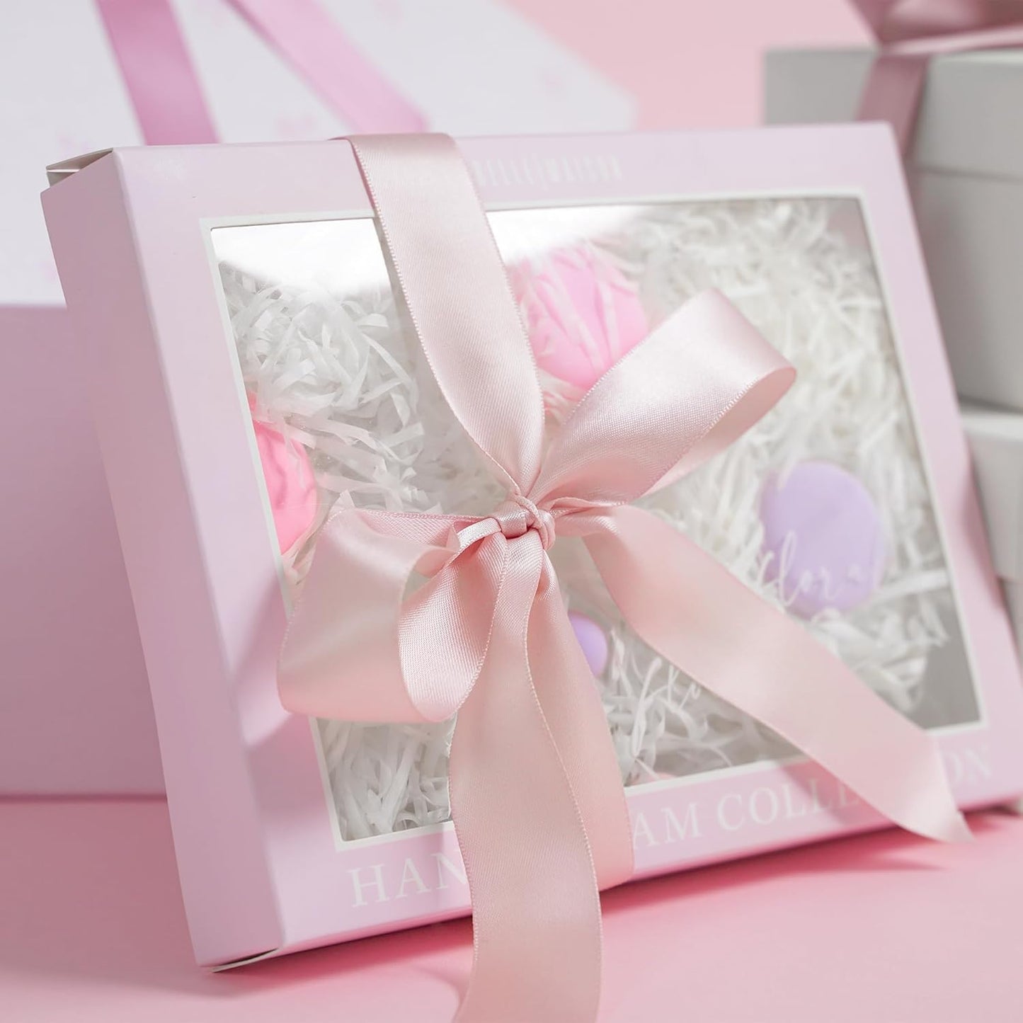 HUIHUANG Dusty Rose Satin Ribbon 1 inch x 50 Yards Double-Faced Polyester Dusty Rose Pink Ribbon for Gift Wrapping, Wedding Invitations, Hair, Bows Making, Floral Arrangement, Holiday Decor