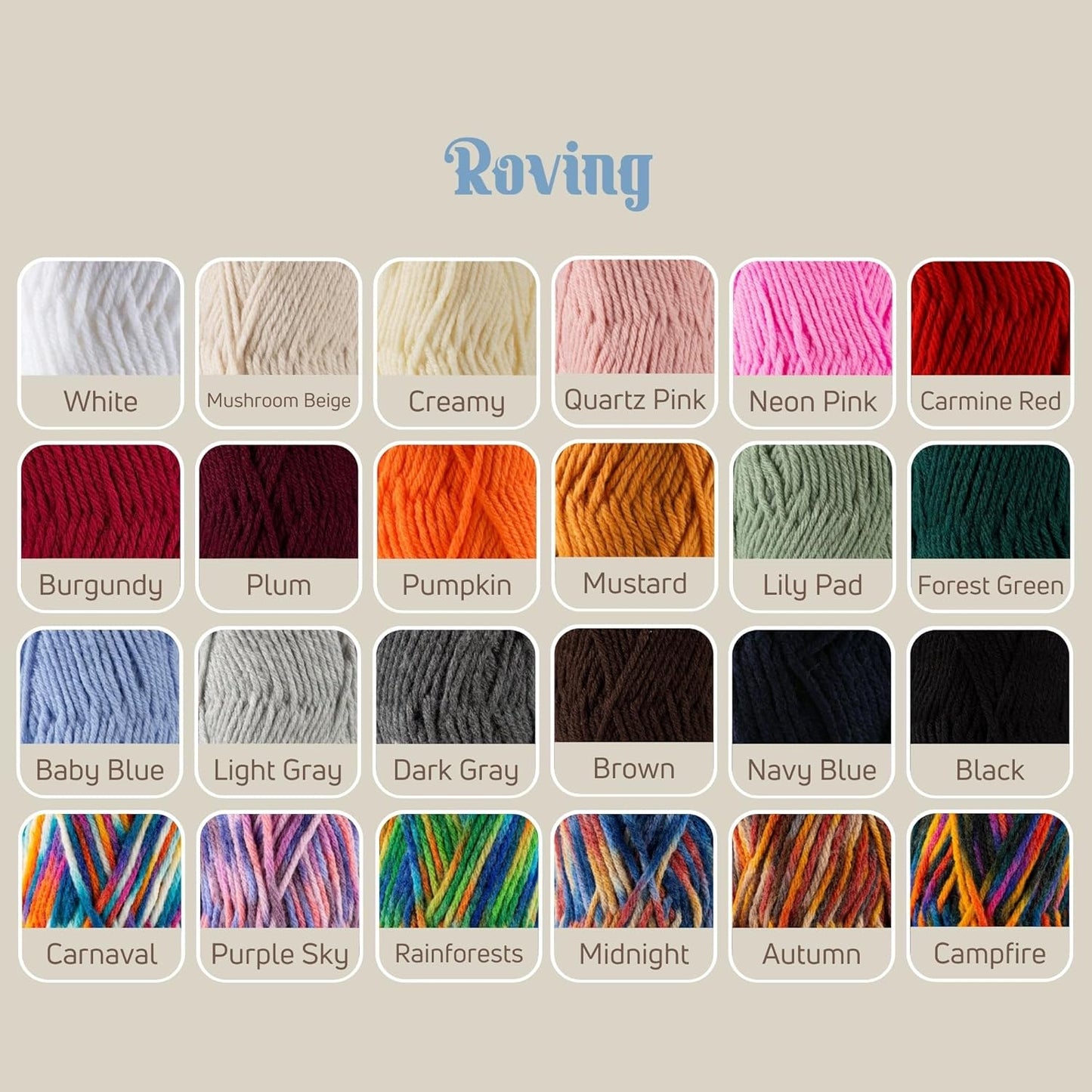 Sensy Roving Yarn, 3.5 oz, 132 Yards, Gauge 5 Bulky (Lily Pad)