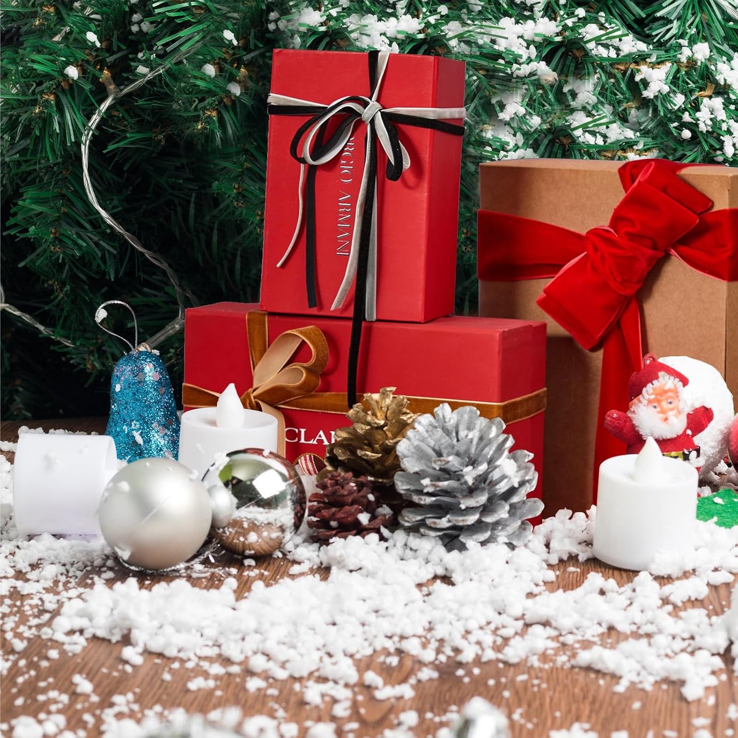 1" X 20 Yards Emerald Green Velvet Ribbon for Christmas Tree Wreath Decoration Handmade Crafts Ornaments Gift Wrapping & Bow Making