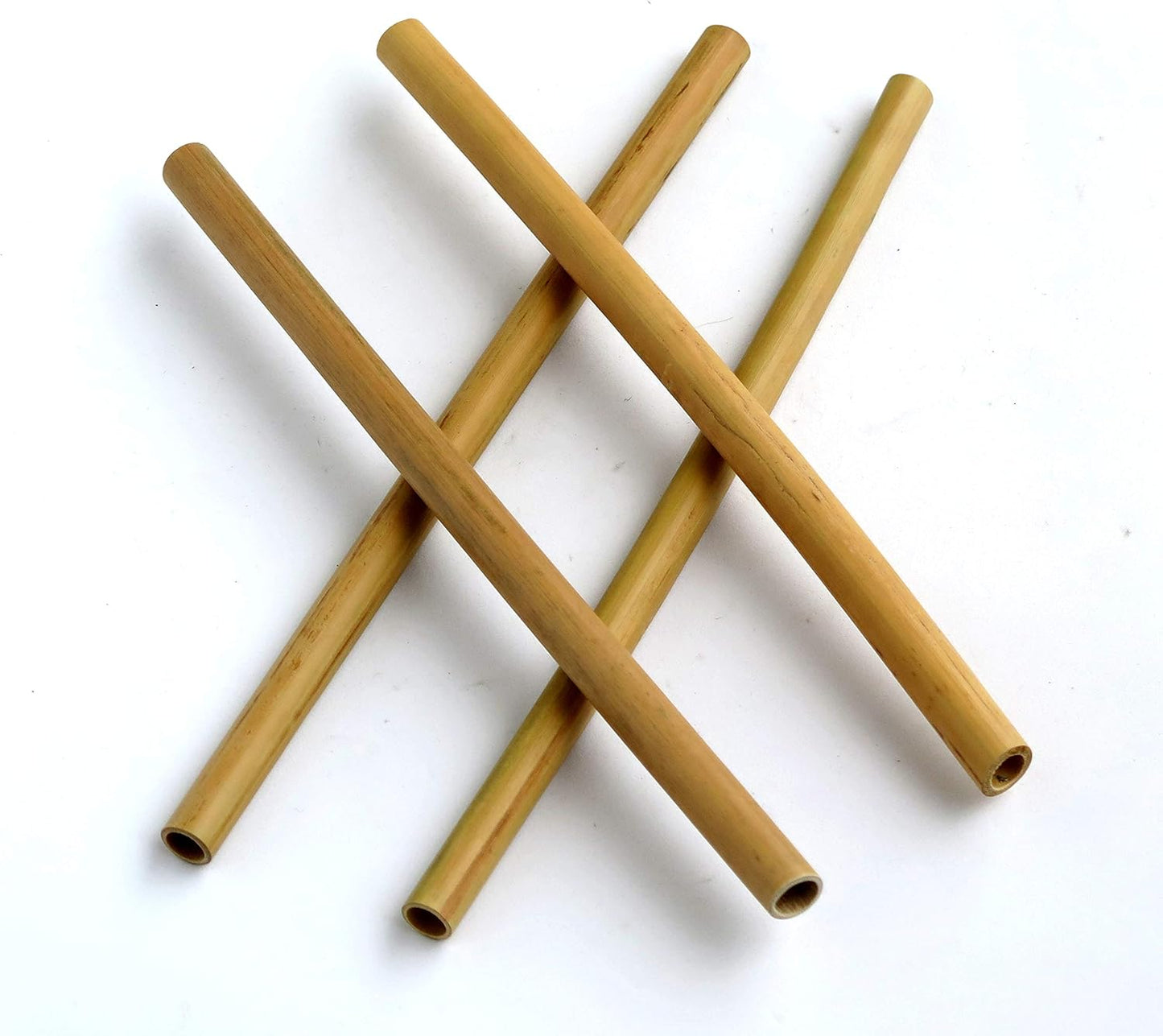 IA Crafts Bamboo Craft Sticks, 60 Natural Bamboo Sticks, 7.87' Long and 0.32"-0.40" in Diameter