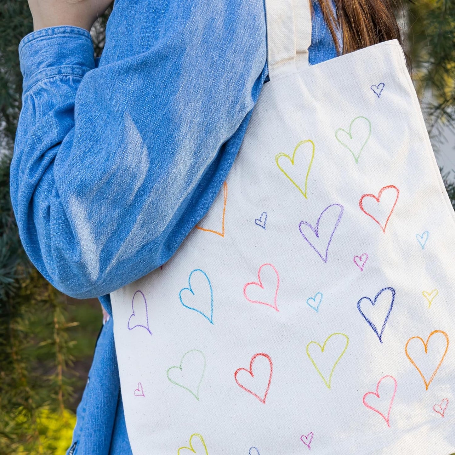 Incraftables Fabric Markers - 12 Pack Permanent Non-Bleed Markers for Clothes, Kids Crafts, Canvas Tote Bags, Quilting, & More - Vibrant Fabric Paint Pens