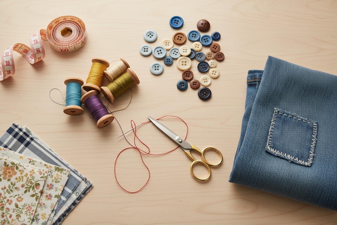 Fix Clothes at Home Simple ways to repair your clothes without hassle.