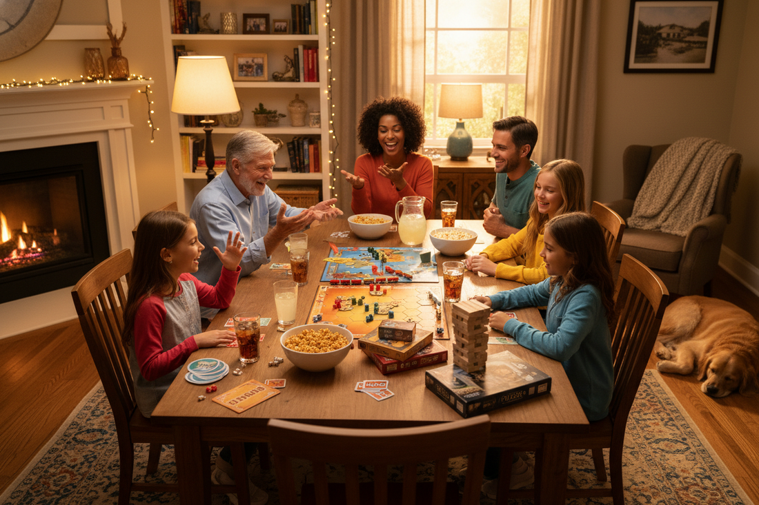 Make Game Night Fun Tips to create a memorable and exciting family game night.