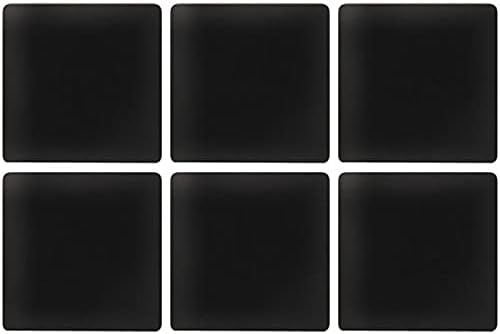 1"x1" Black Matte Finished Glass Mosaic Tile (9.67 Sq ft- Box of 10 Sheets)