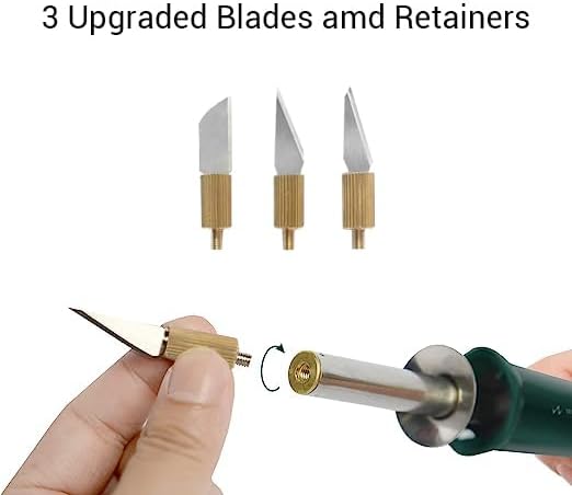 WINONS Plastic Cutter Tool with Upgraded Tips, WHK0007 Multipurpose Stencil Cutter, Easy Use Stencil Cutter for Fun Crafting, Styrofoam and Foam Cutter (Kit of 5)