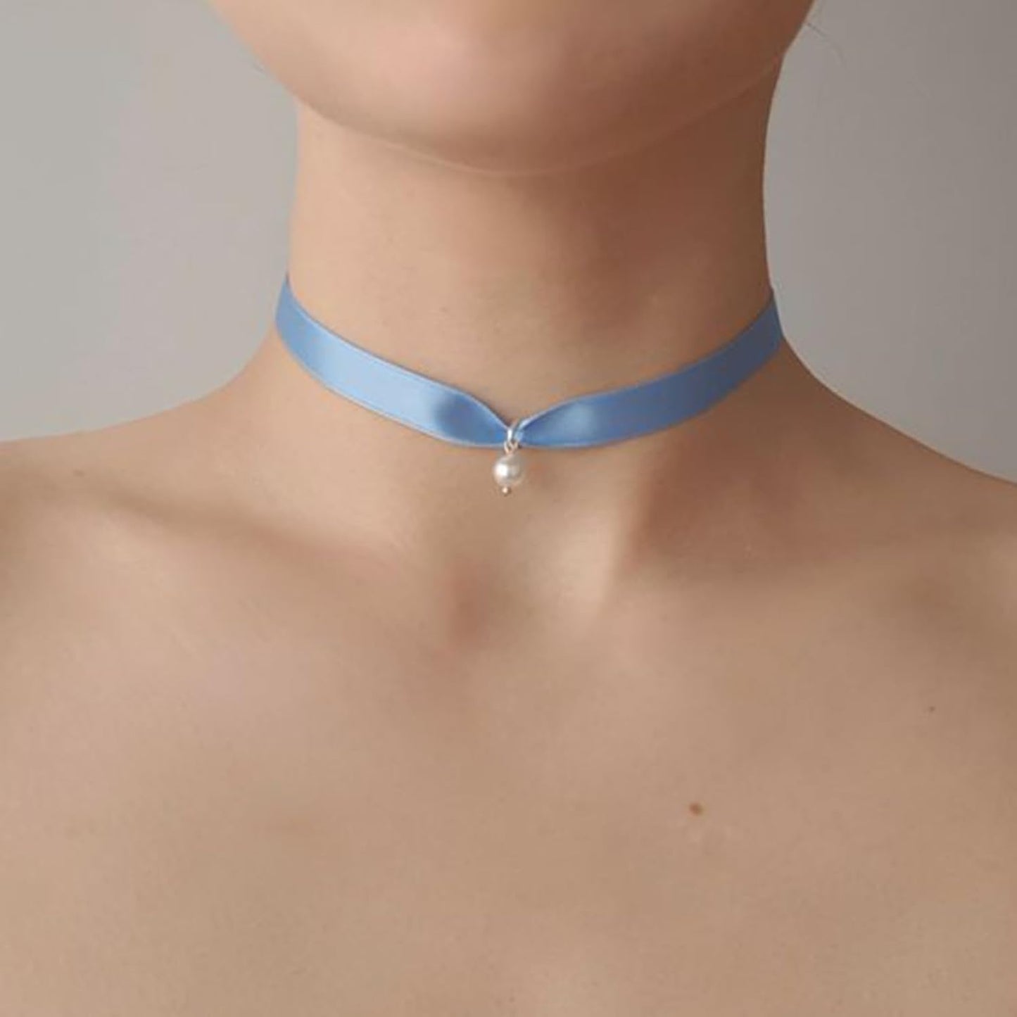 1/4" X 100 Yards Dusty Blue Satin Thin Ribbon Solid Color Double Faced Ribbons Perfect for Crafts Wedding Decor Bow Making Arts Sewing and More