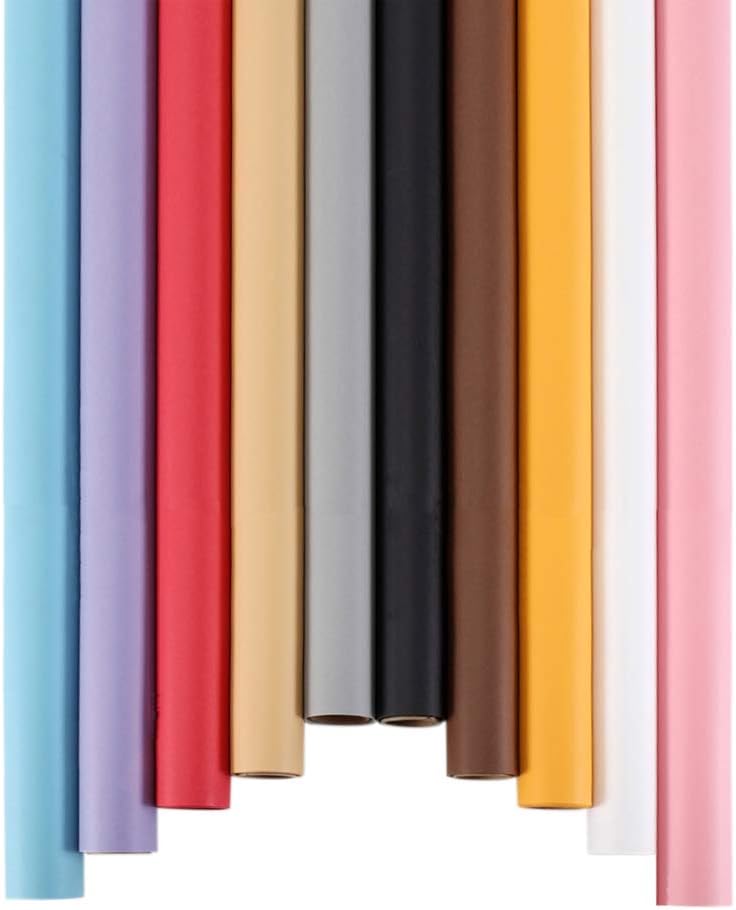 Huamei Seamless Photography Background Paper, Photo Backdrop Paper 53-Inches Wide x 16-Feet, (4.4x16 Feet, #02 Sky Blue)