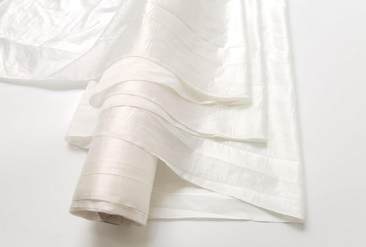 100cm*140cm White Natural Silk Satin Fabric 12 Momme Soft Silk Cotton Fabric Lining Material for Sewing