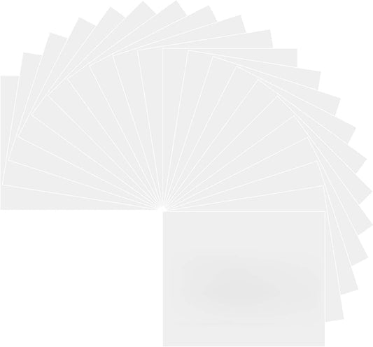 HTVRONT White Heat Transfer Vinyl Bundle: 20 Pack 12" x 10"in Iron on HTV for T-Shirt, Black Heat Transfer Vinyl Compatible with Cricut Cutting Machine, Silhouette Cameo or Heat Press Machine