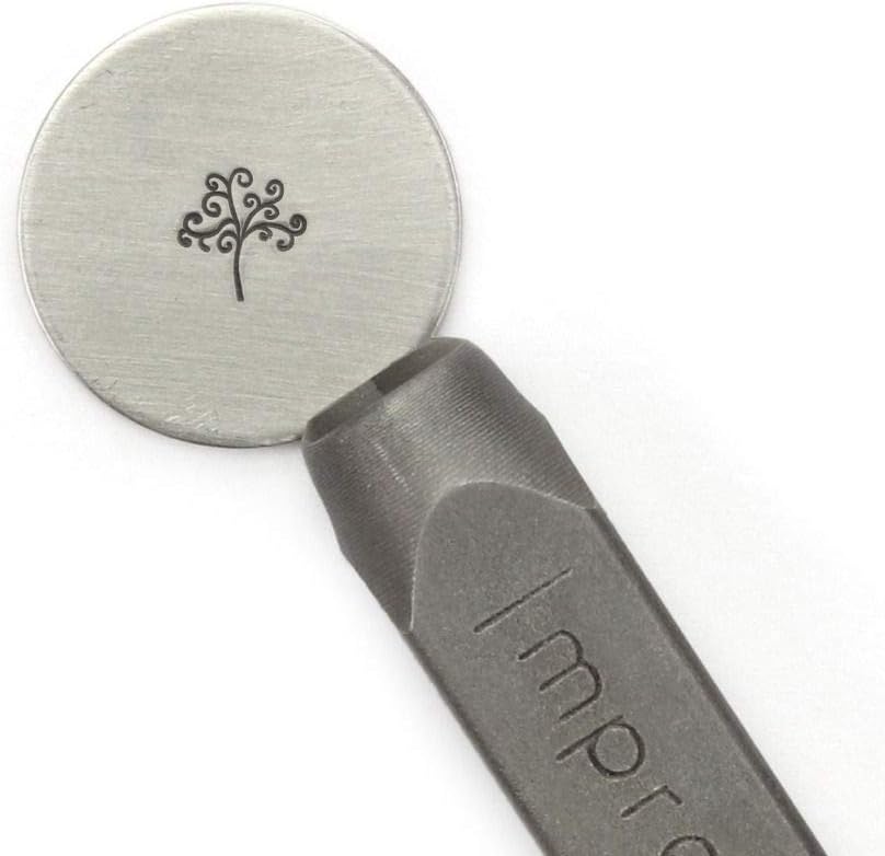 ImpressArt - Tree of Life Signature Design Metal Stamp, 6mm
