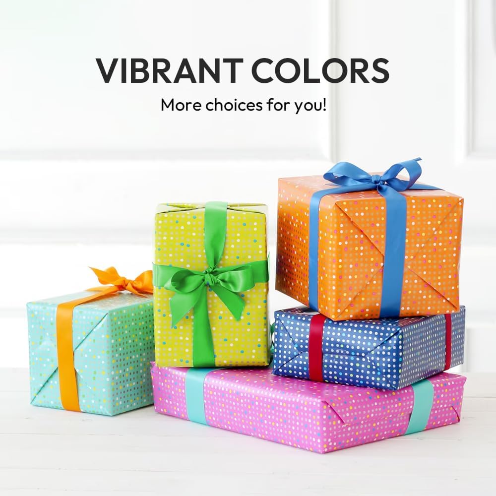 1-1/2" Width x 100 Yards Satin Ribbon, Purple Ribbon Perfect for DIY Craft, Bows, Gift Wrapping, Flower Bouquet, Valentine's Day, Christmas and Halloween Party Decoration