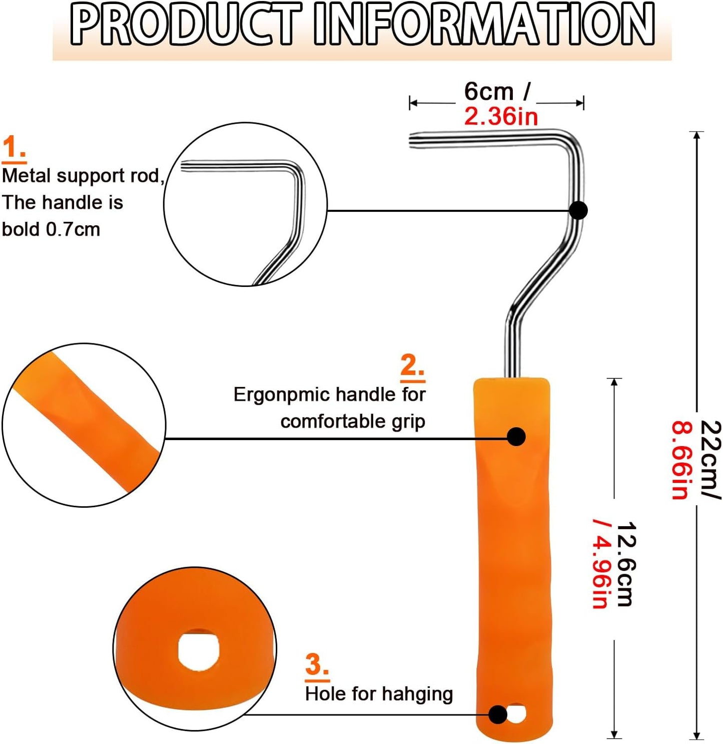 10 Pieces Paint Roller Cover with Frame Set, 2 inch Microfiber Roller Covers, Washable Covers for Roller Frame, House Painting Supplies, Naps for Paint Roller Brush for Painting Walls Ceilings