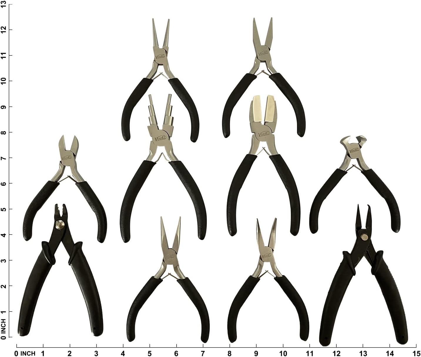 10-Piece Jewelry Pliers Set Jewelry Making Tools