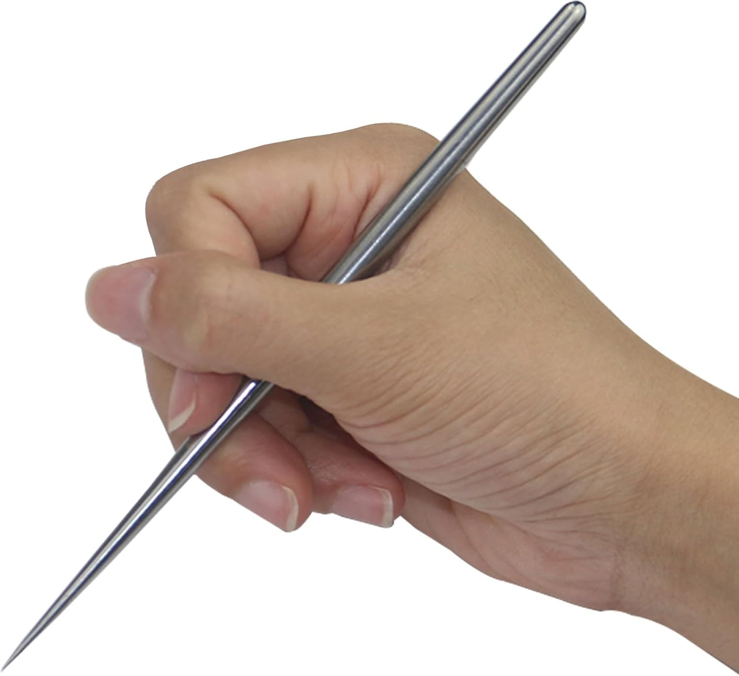 1 PCS Clay Needle Tools Sculpting Ceramics Pottery Carving Tools for Model Clay Supplies,Stainless Steel Ceramic & Pottery Needle Tools 5.9 Inch Texture Needle Pottery Scoring Tool,Silver, LXLVOUEG