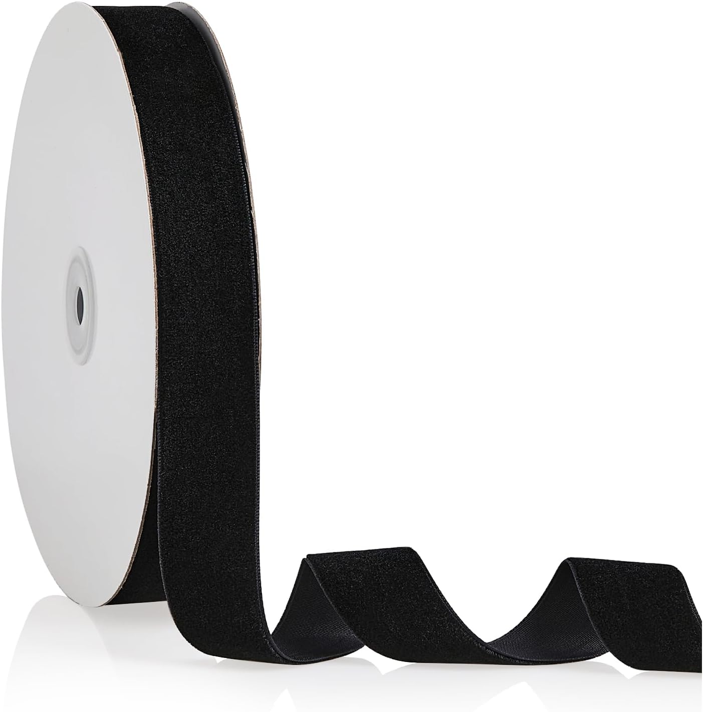 1" X 20 Yards Black Velvet Ribbon for Christmas Tree Wreath Decoration Handmade Crafts Ornaments Gift Wrapping & Bow Making