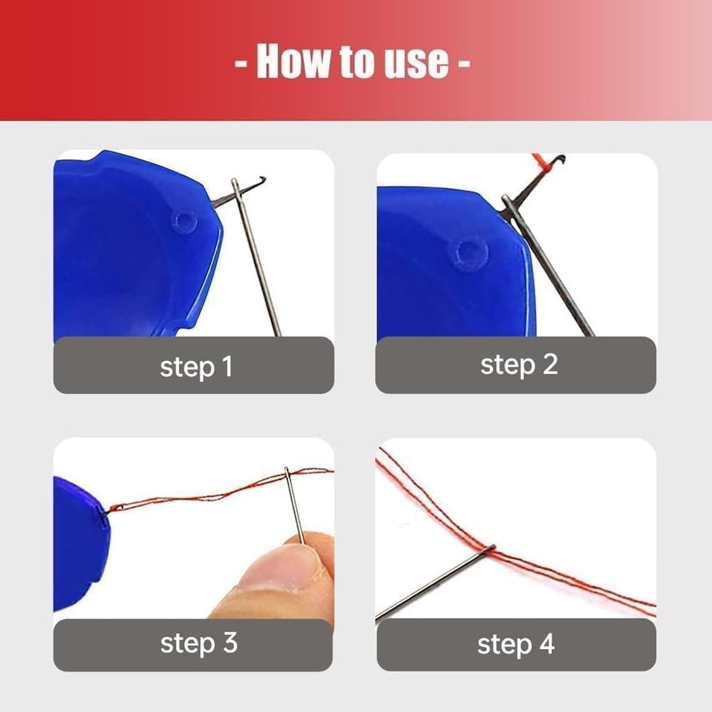 10 Pcs Needle Threader for Hand Sewing,2025 New Upgraded Automatic Sewing Machine Needle Threader Tool,Embroidery Simple Needle Threader,Automatic Threading Aid Needle Threader Tool