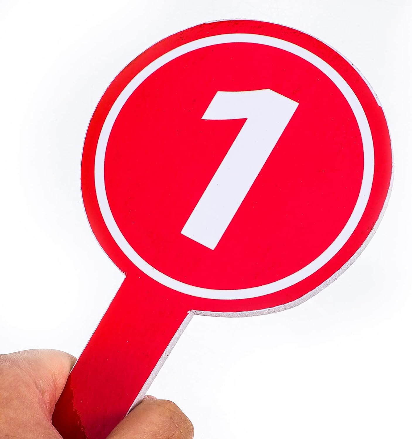 10pcs Handheld Score Paddles Foam Number Scoreboards 1-10 Voting Scoreboards for Sport Competition Classroom Voting and Answers