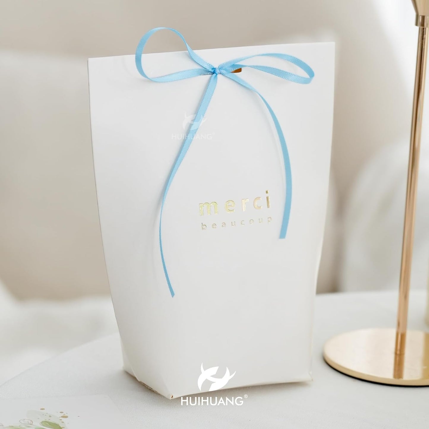 HUIHUANG Solid Color Satin Ribbon 1/8 inch x 100 Yards Roll Ribbon Thin Satin Baby Light Blue 1/8 Crafts Ribbon for Crafts Gift Wrapping DIY Bows Invitation Card (Blue)