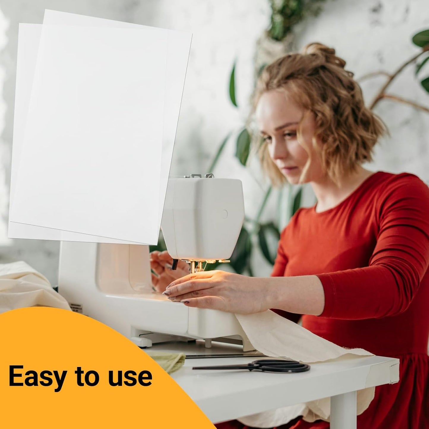 100 Pcs Freezer Paper for Quilting 8.5 x 11 Inch Quilter Freezer Paper Sheets for DIY Projects Handmade Tailor Applique & Sewing Projects