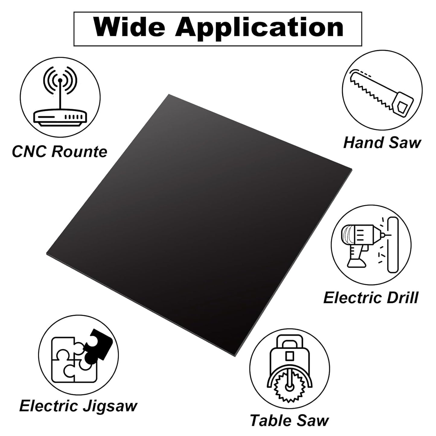 3PCS 12 x 12 x 1/16(0.06”) Inch Anodized Aluminum Sheet, 5052 Black Aluminum Engraving Blanks, 1.5MM Thin Metal Plates for Laser Engraving, Crafting, DIY, House Decoration