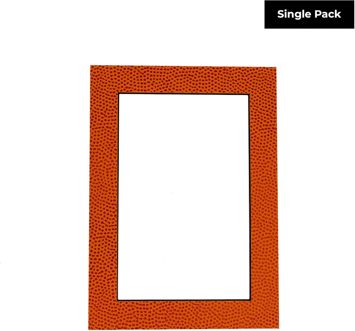 11x14 Mat Bevel Cut for 8.5x11 Photos - Acid Free Basketball Texture Precut Matboard - For Pictures, Photos, Framing - 4-ply Thickness