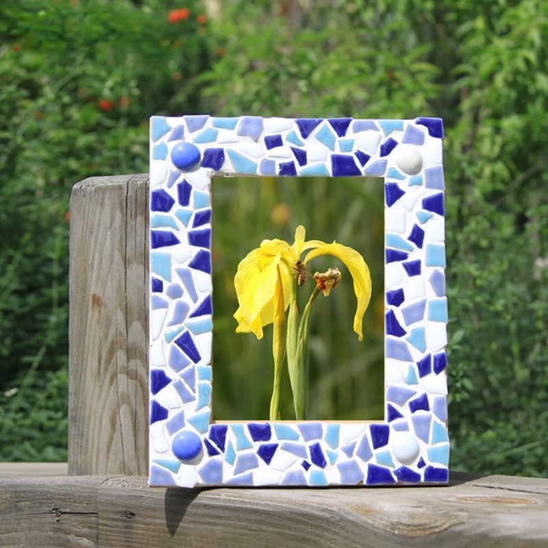 0.78"-1.57" Irregular Ceramics Mosaic Tiles,1.1LB Mosaic Pieces Stones for Home Decoration DIY Craft Plates Flowerpots Vases Cups Mosaic Making Supplies (Coffee)