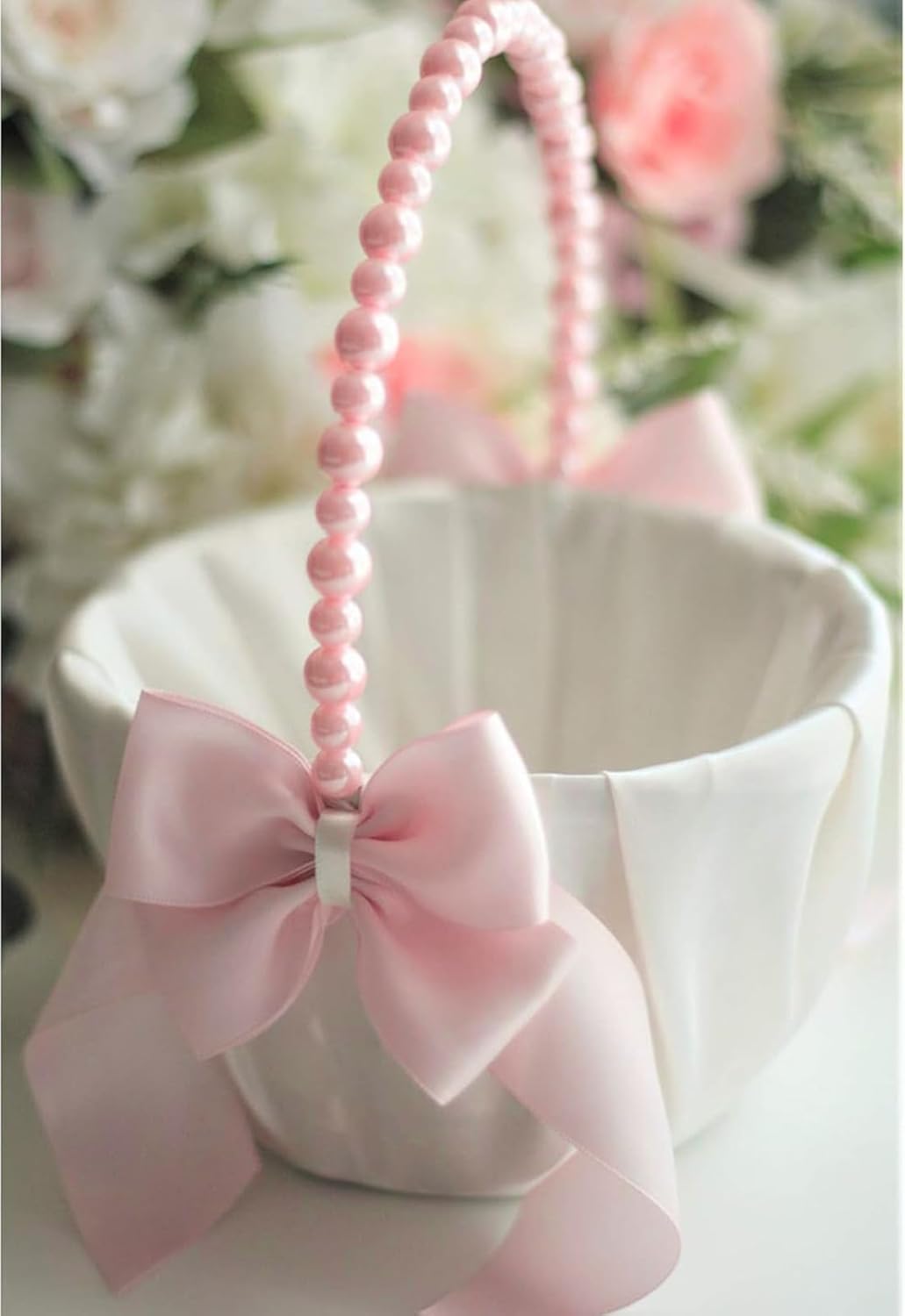 1-1/2" x 50 Yards Light Pink Polyester Satin Ribbon Single Faced Fabric Ribbons for Gift Wrapping, Crafting, Floral Arrangements, Flower Bouquet, Wedding, Home Decor