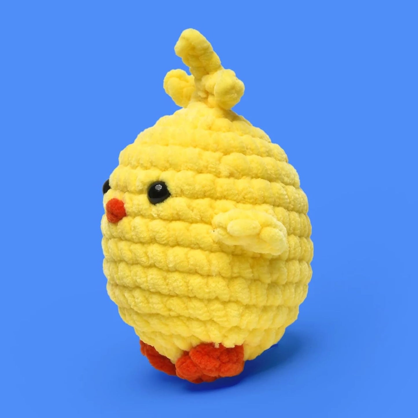 THE GOOKIE Amigurumi Crochet Kit for Beginners – DIY Crochet Kit with Yarn, Hook, Eyes & Stuffing – Easy Starter Set with Video Tutorials – Cute Plush Toy Craft Gift for Kids, Teens & Adults (Chick)