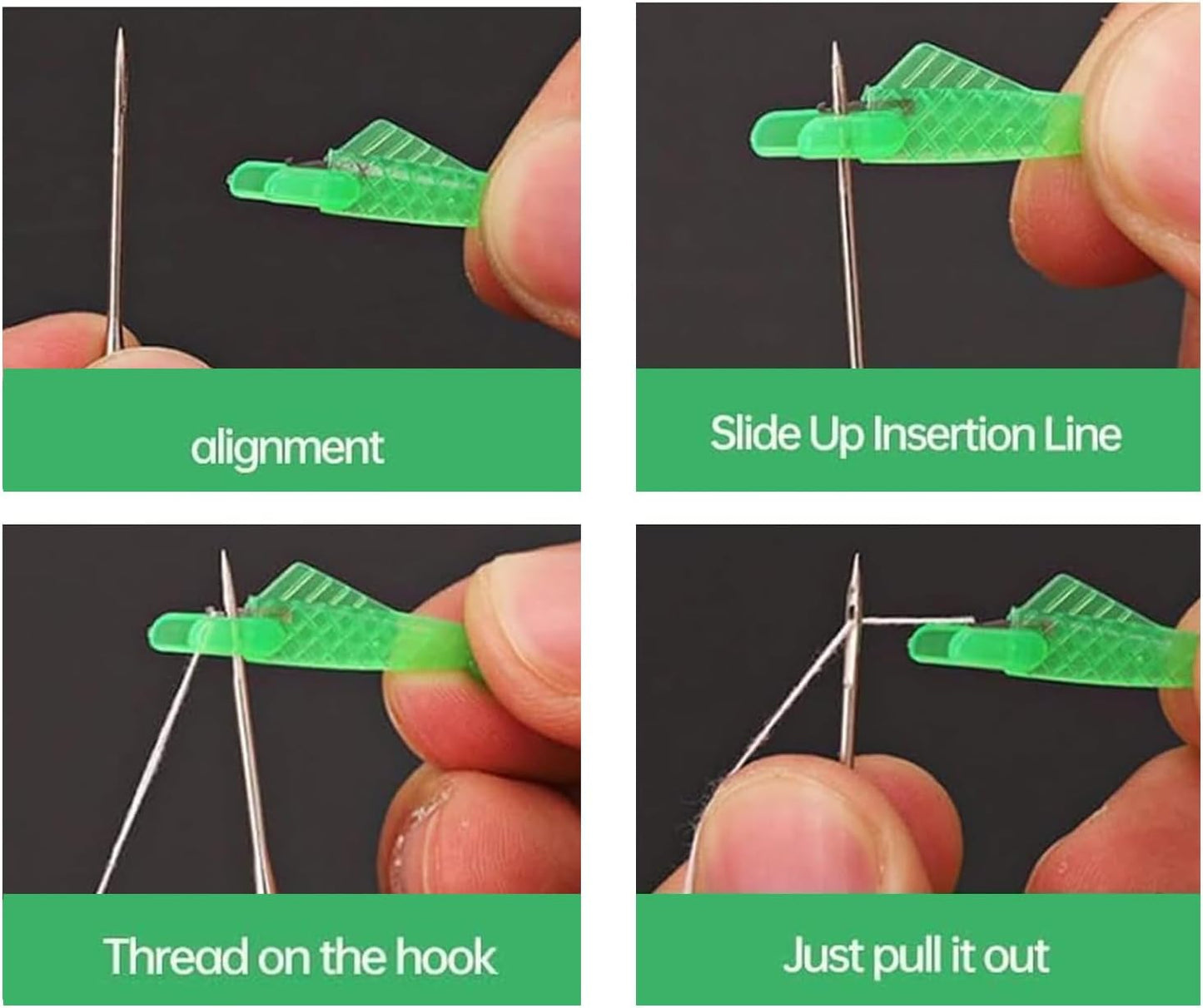 10 Pcs Fish Mouth Sewing Machine Needle Threader,2024 New Upgraded Automatic Sewing Needle Threader,Simple Needle Threader Tool,Quick Sewing Machine Cycle Simple Needle Threader Tool (Pink)