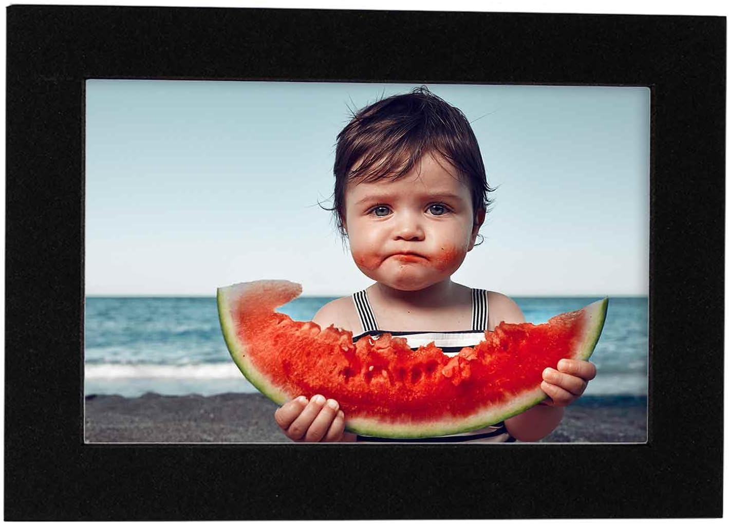 11x14 Mat Bevel Cut for 8.5x11 Photos - Acid Free Black With Black Core Precut Matboard, Backing Board and Crystal Clear, Self Seal Bag - For Pictures, Framing - 4-ply Thickness