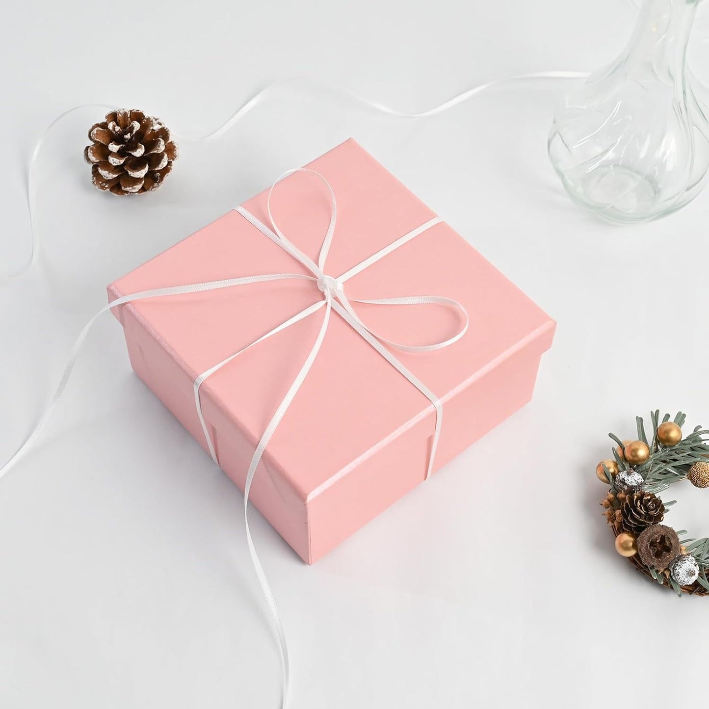 1/8" X 100 Yards White Satin Thin Ribbon Solid Color Double Faced Ribbons Perfect for Crafts Wedding Decor Bow Making Arts Sewing and More