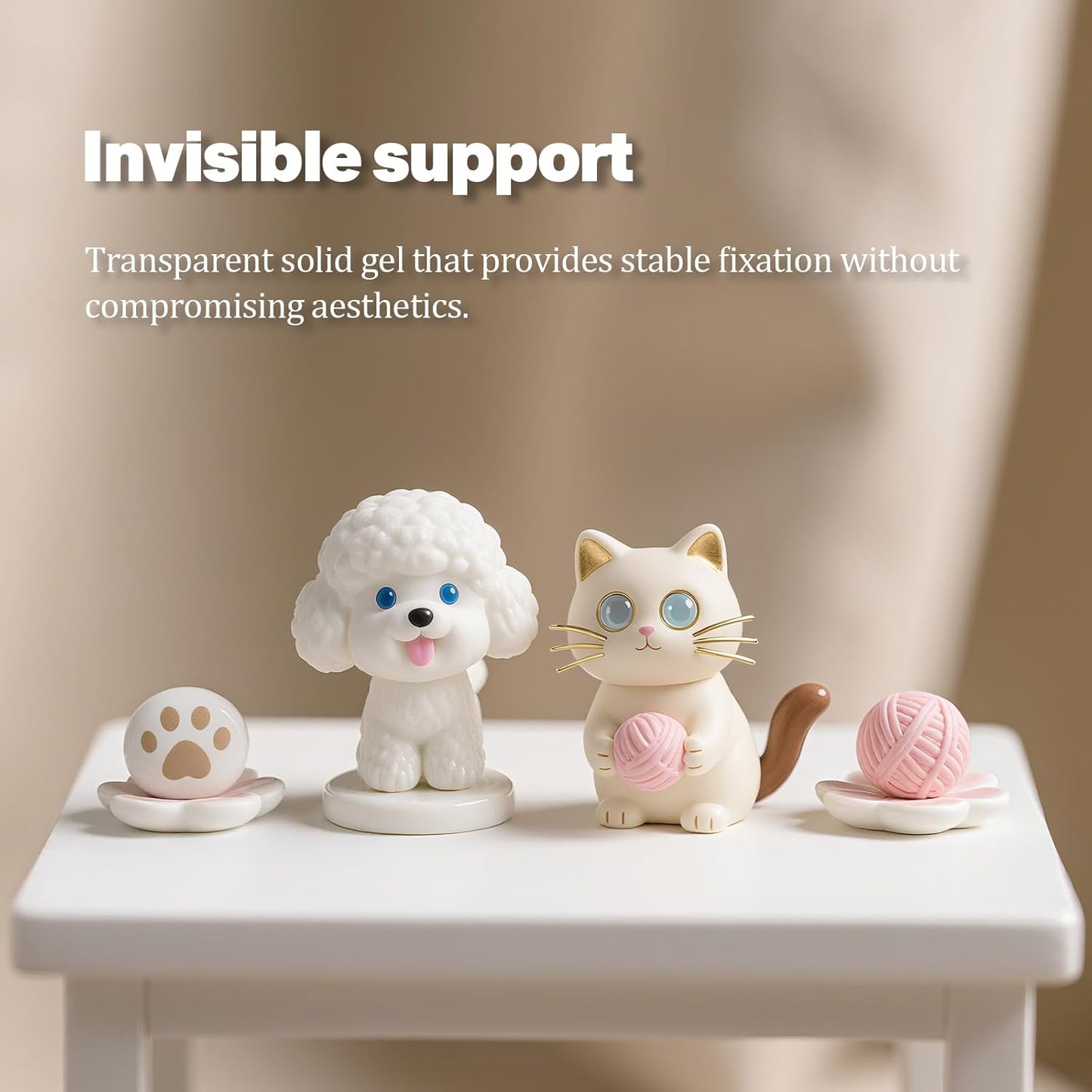 8.08 oz Exhibit Gel for Museum - Safe, Clear & Reusable Exhibit Gel for Antiques, Glass, Ceramic, Collectibles & Action Figures | Residue-Free, Removable | Protect Your Treasures