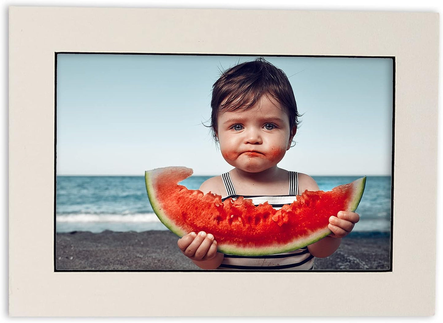 11x14 Mat Bevel Cut for 8.5x11 Photos - Acid Free White with Black Core Precut Matboard With Backing Board and Crystal Clear, Self Seal Photo Mat Bag - For Pictures, Photos, Framing - 4-ply Thickness