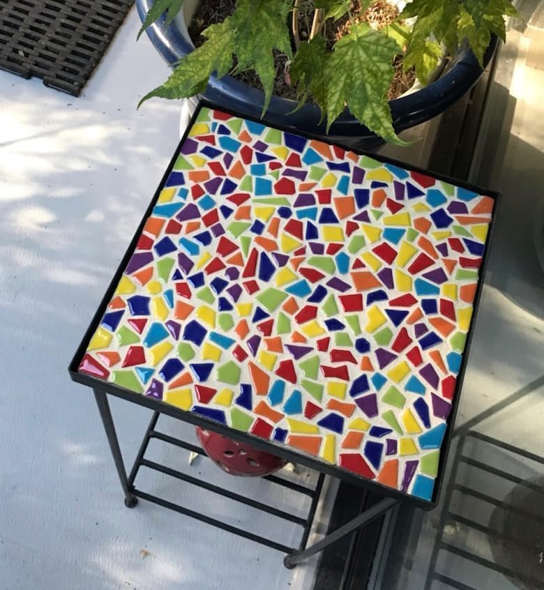 0.78"-1.57" Irregular Ceramics Mosaic Tiles,1.1LB Mosaic Pieces Stones for Home Decoration DIY Craft Plates Flowerpots Vases Cups Mosaic Making Supplies (Sliver)