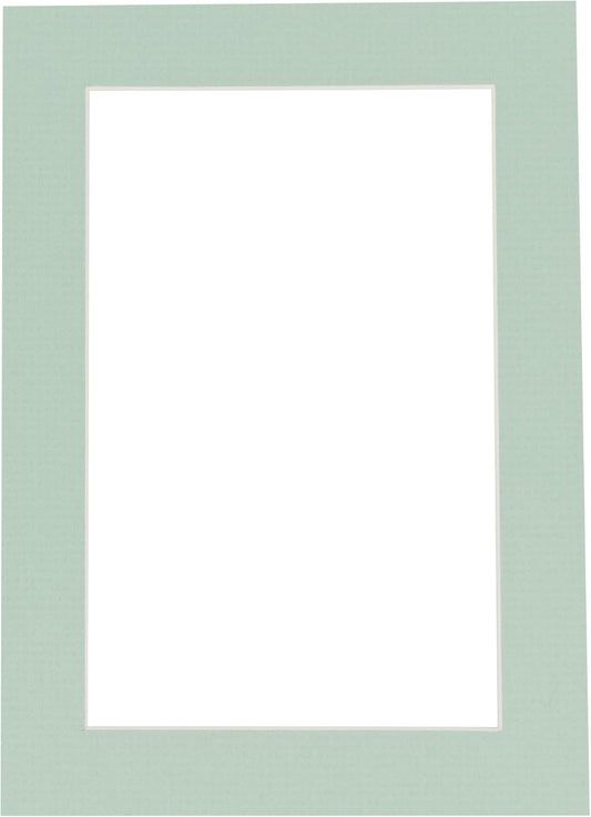 11x14 Mat for 8.5x11 Photo - Precut Honeydew Green Picture Matboard for Frames 11 x 14 Inches - Bevel Cut Matte to Display Art 8.5 x 11 Inches - Acid Free ONE MAT with Backing Board & Clear Bag