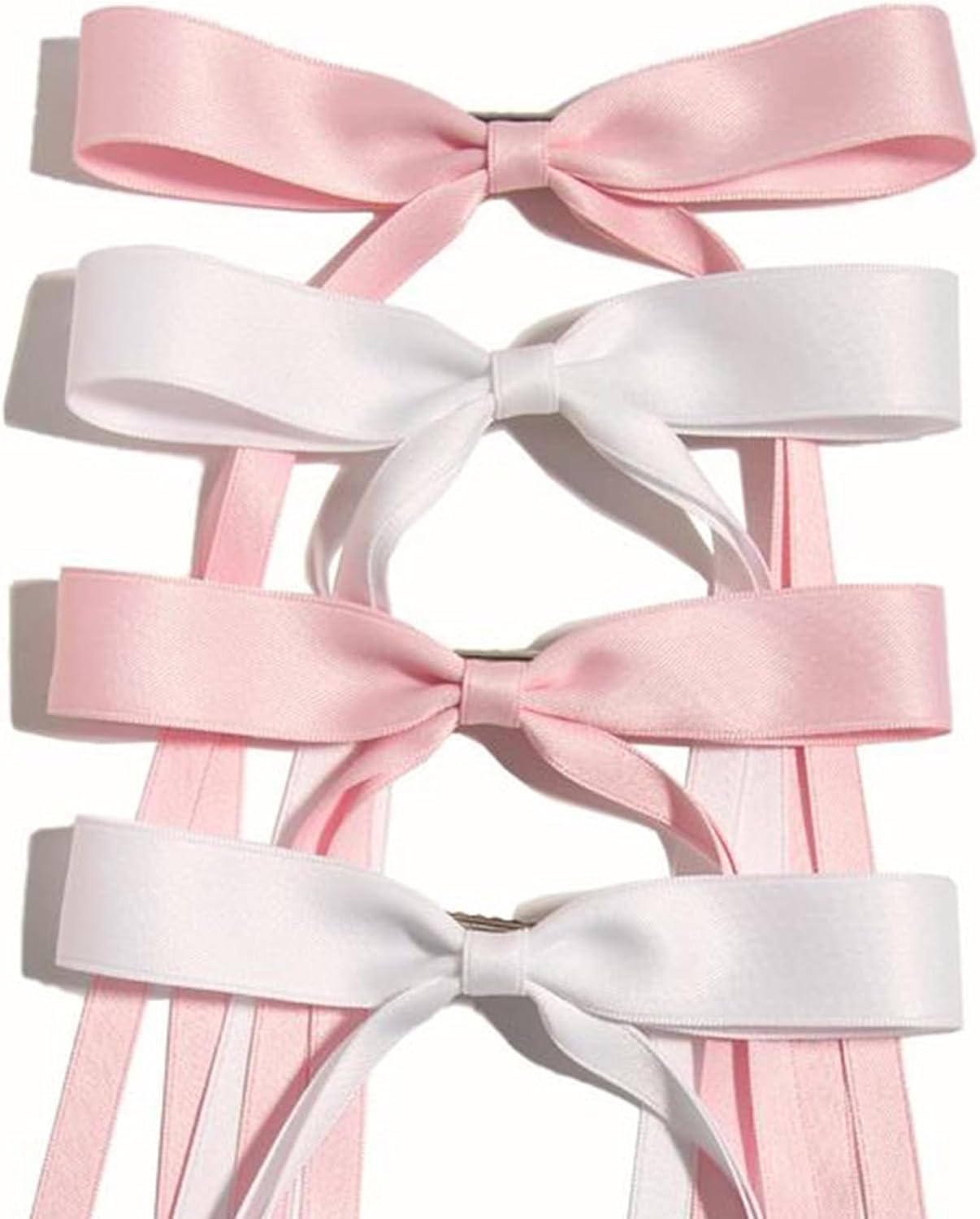 1/4" X 100 Yards Lt Pink Satin Thin Ribbon Solid Color Double Faced Ribbons Perfect for Crafts Wedding Decor Bow Making Arts Sewing and More