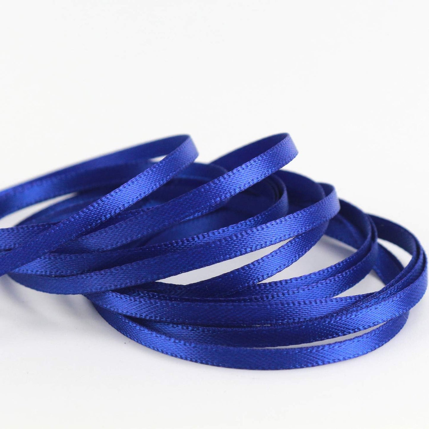 HUIHUANG Solid Color Satin Ribbon 1/8 inch x 100 Yards Roll Ribbon Cobalt Blue Thin Ribbon for Crafts Gift Wrapping Bows Gift Tag
