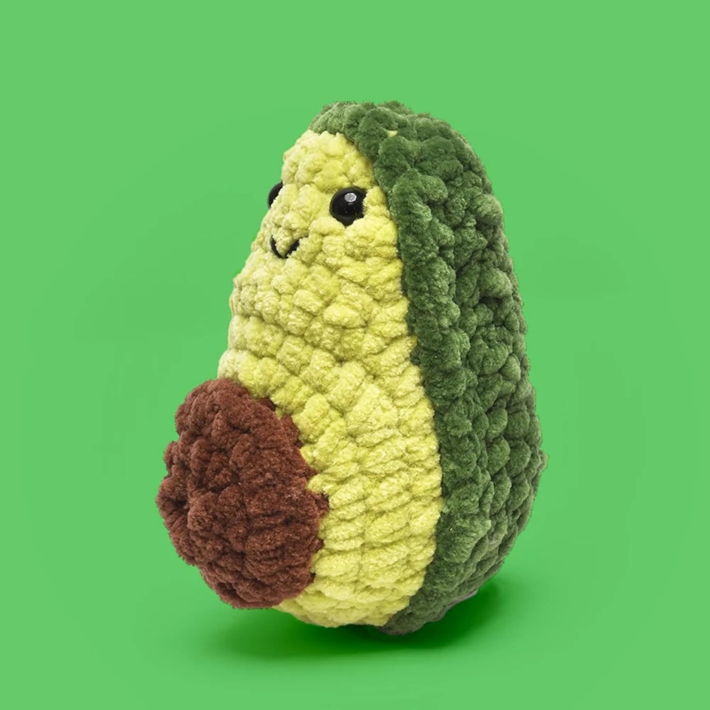 The Gookie Amigurumi Crochet Kit for Beginners – DIY Crochet Kit with Yarn, Hook, Eyes & Stuffing – Easy Starter Set with Video Tutorials – Cute Plush Toy Craft Gift for Kids, Teens & Adults (Avocado)