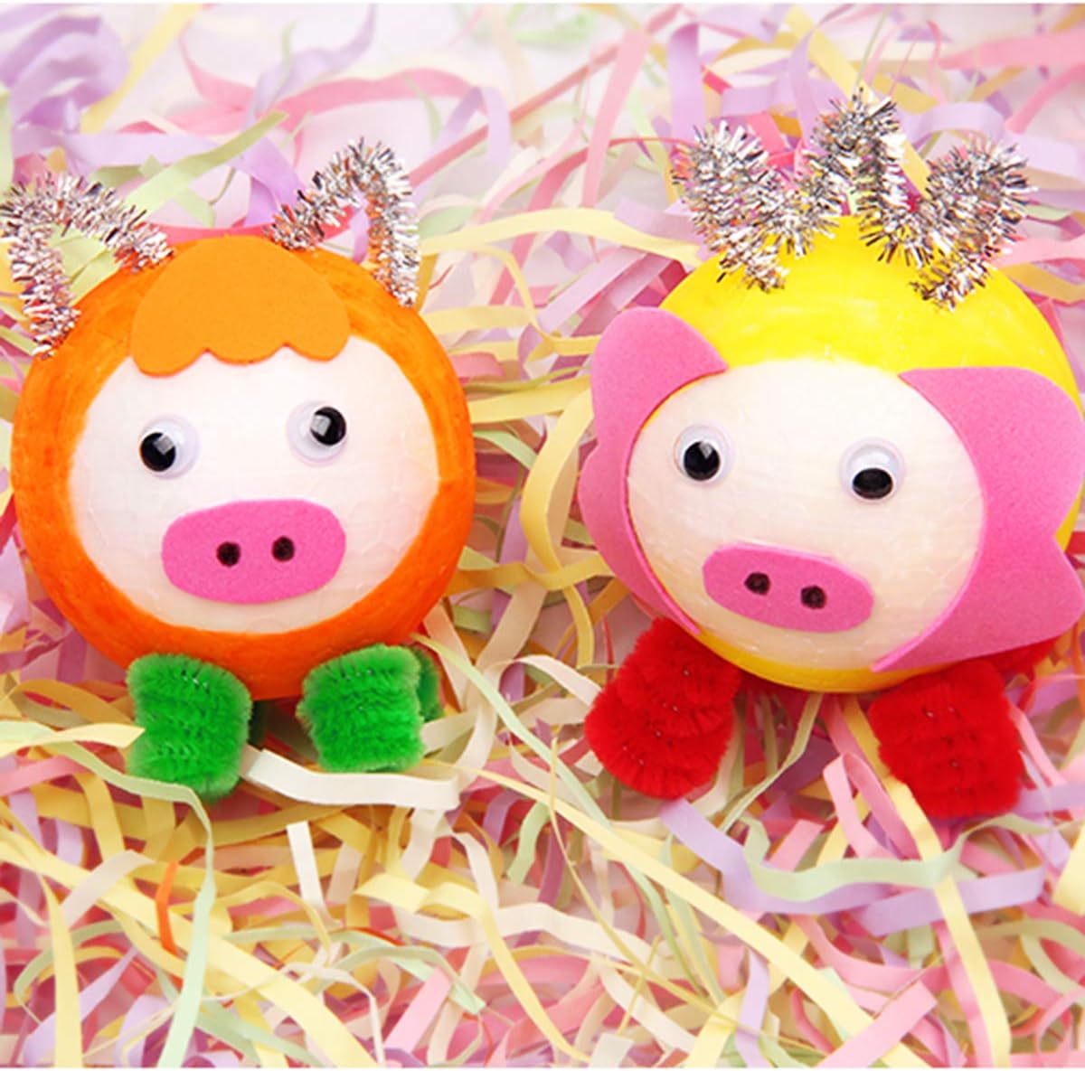 100PCS 1 Inch White Foam Balls Polystyrene Craft Balls Foam Balls for Art, Craft, Household, School Projects and Christmas Easter Party Decorations