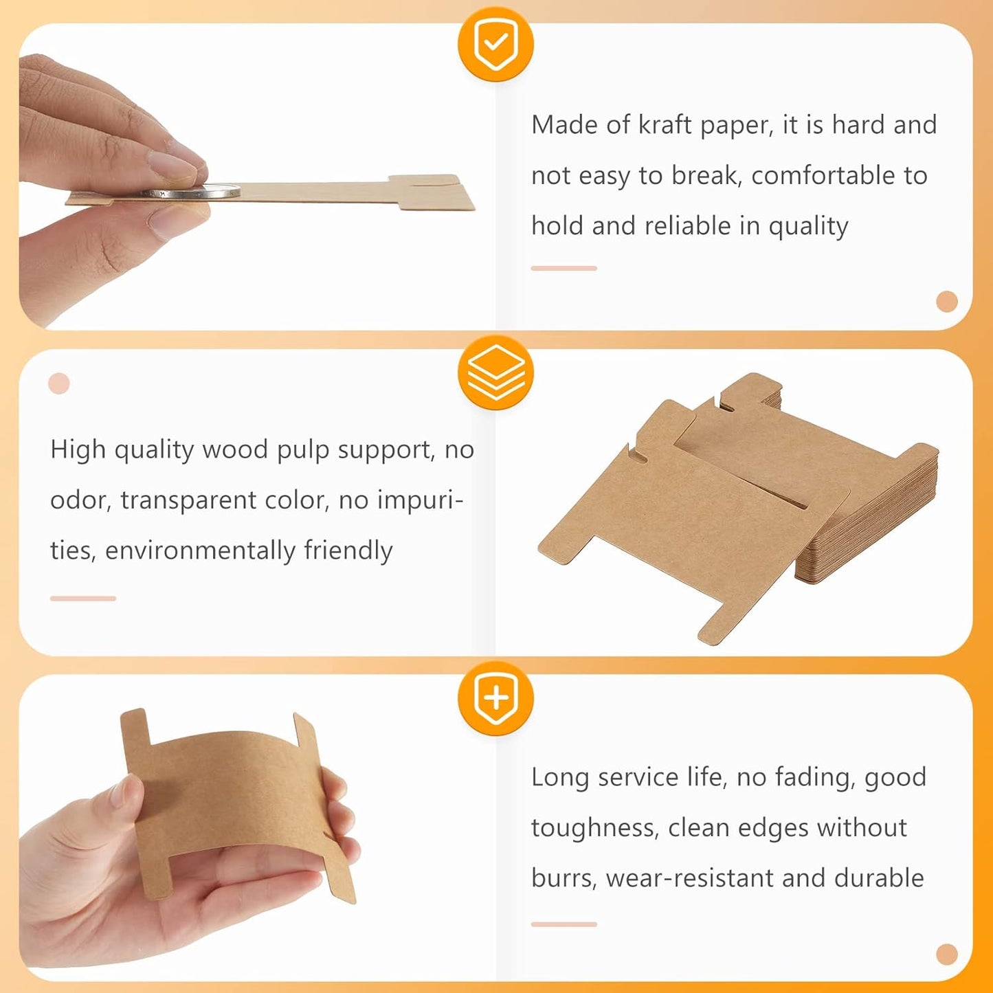 100 Pcs Ribbon Organizer Set Cardboard Ribbon Spools Embroidery Floss Holder Organizer Embroidery Thread Holder Empty Cardboard Yarn Bobbin for Cross Stitch Craft DIY Sewing