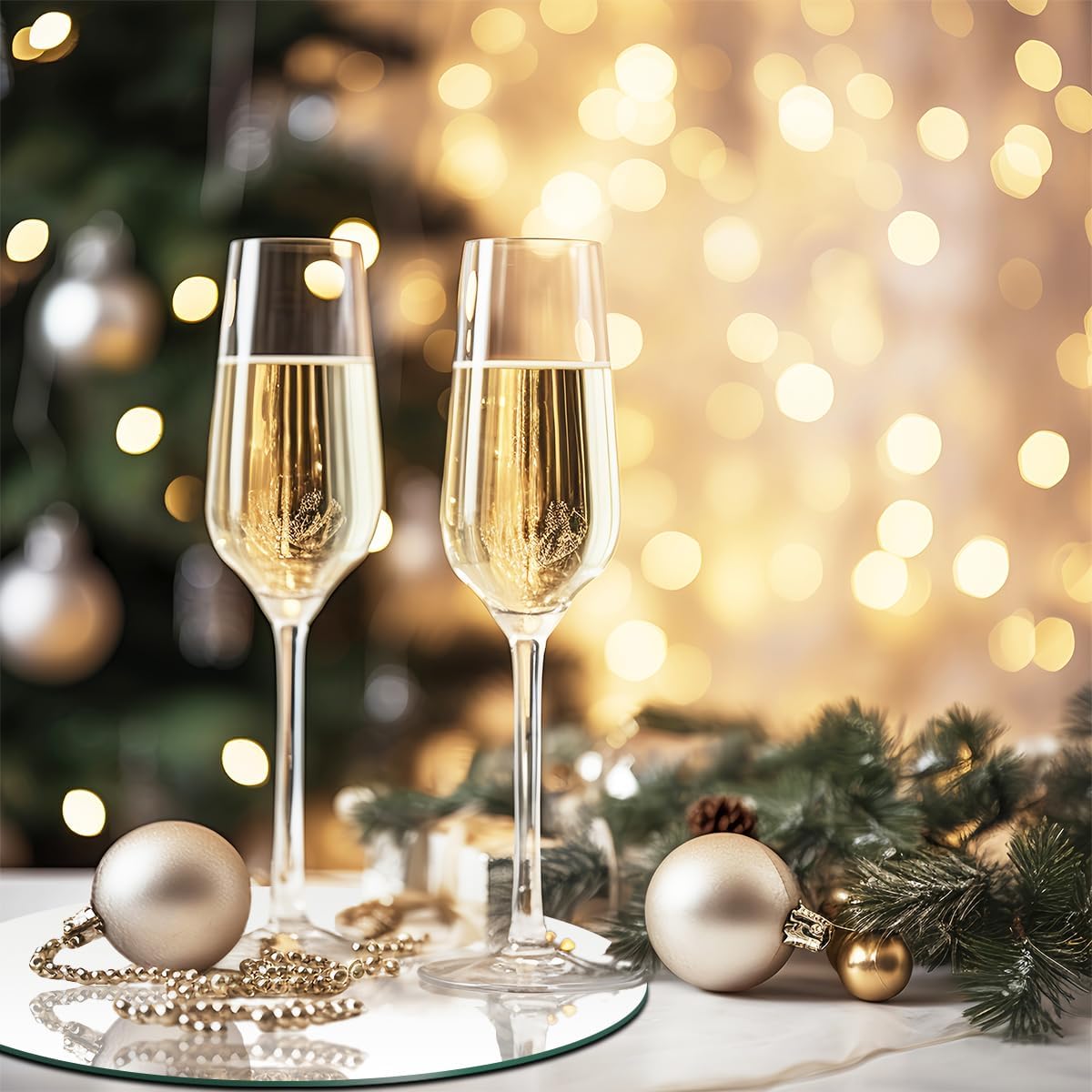 10" 12PCS Round Mirrors for Centerpieces, Circle Mirror Centerpieces for Tables, Mirror Tiles for Wall Table Wedding Centerpiece Mirrors Plates for Candle Anniversary Decorations DIY Craft