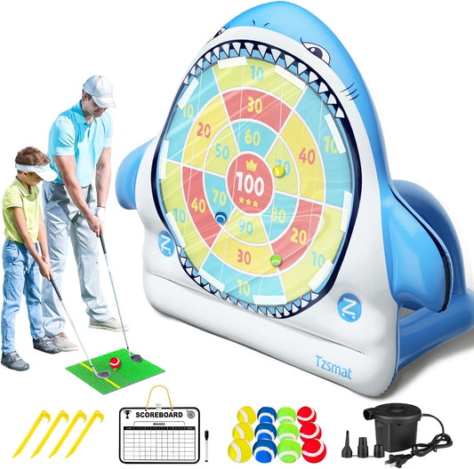 Inflatable Golf Game Set, Outdoor & Beach Golf, Party Darts and Indoor Darts for Backyard, Camping & Outdoor Parties – Ultimate Sports & Recreation Gear for Family