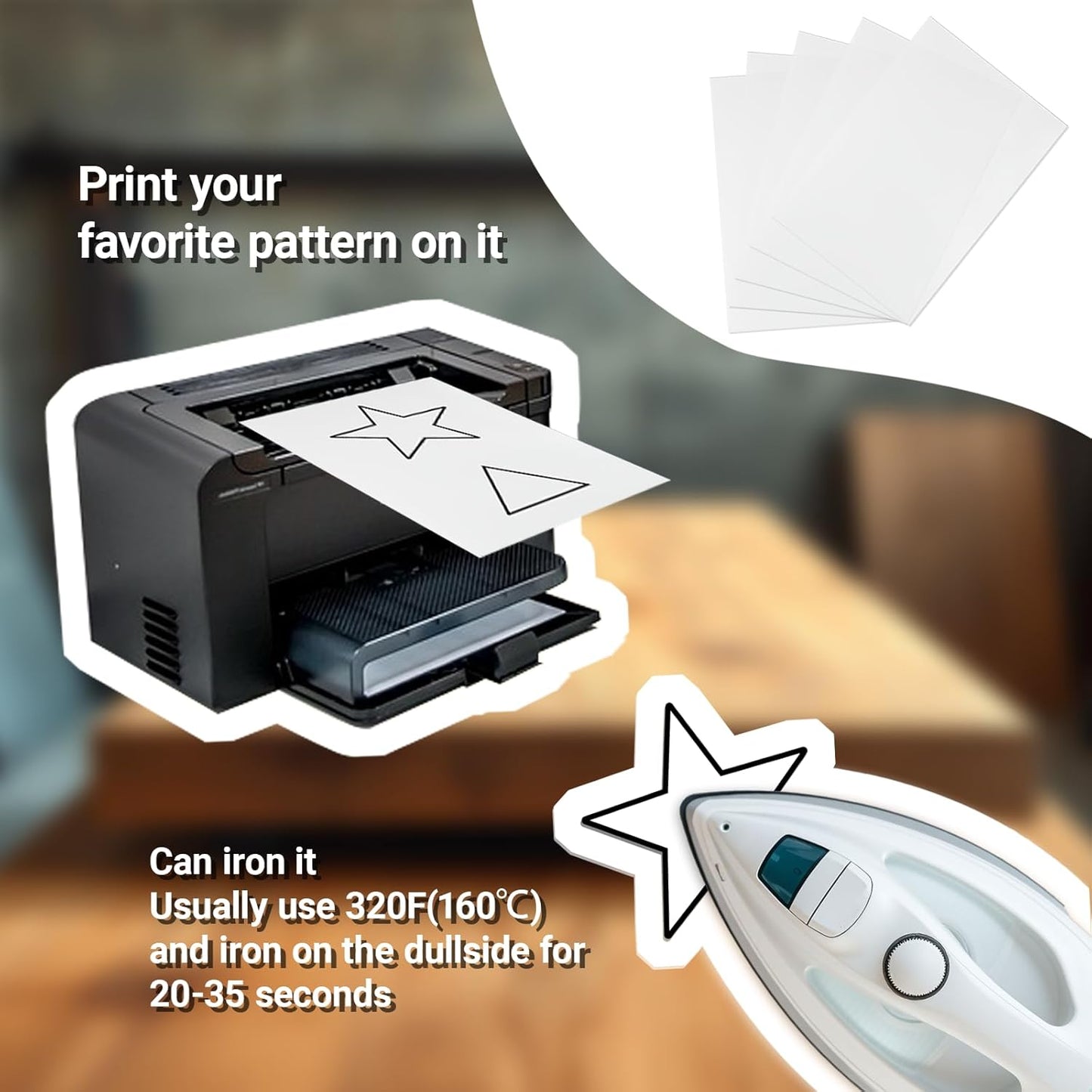 100 Pcs Freezer Paper for Quilting 8.5 x 11 Inch Quilter Freezer Paper Sheets for DIY Projects Handmade Tailor Applique & Sewing Projects