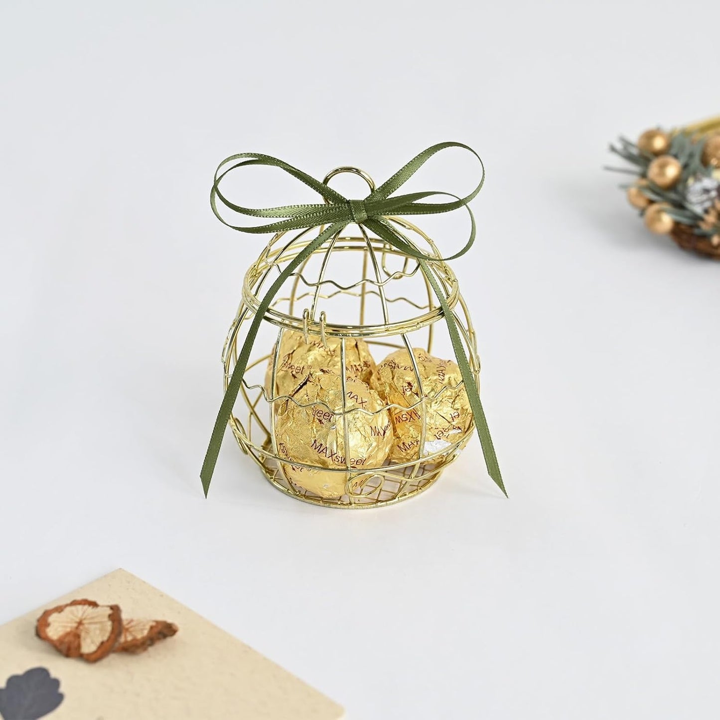 1/8" X 100 Yards Moss Satin Thin Ribbon Solid Color Double Faced Ribbons Perfect for Crafts Wedding Decor Bow Making Arts Sewing and More