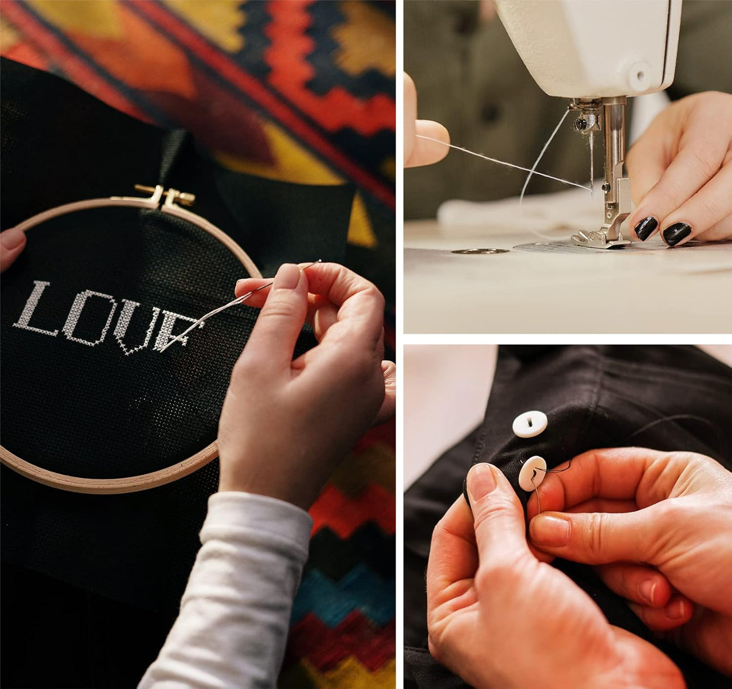 103 Pcs 36 Color Sewing Machine Thread & Prewound Bobbins Size A, 700 Yard Thread for Sewing Machine, Sewing Threads for Sewing Machine Hand DIY Beginners, Stitching, Home