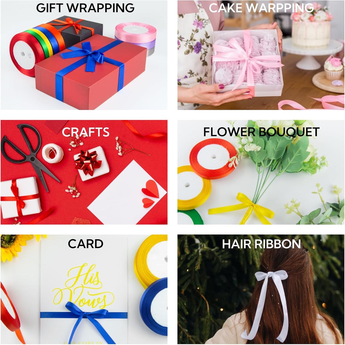 1 Inch 25 Yards Satin Ribbon Green, Solid Color Fabric Ribbon for Gift Wrapping, Wedding, Polyester Gift Ribbon for Birthday Party Decoration, Craft, Hair, Floral, Sewing